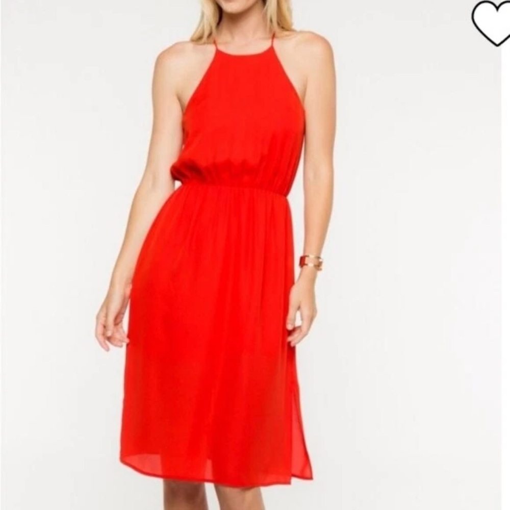 NWOT Everly Midi Dress in Ripe Raspberry